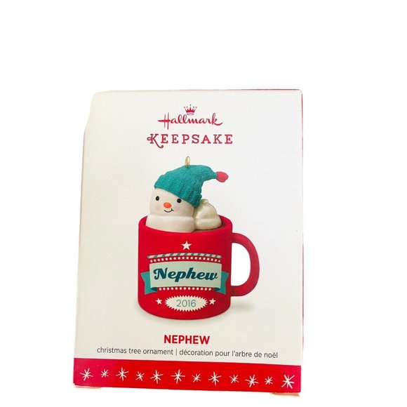 Hallmark Keepsake Ornament Set Of 5 NASCAR Wedding Baby Nephew Great Grandson - Picture 3 of 6